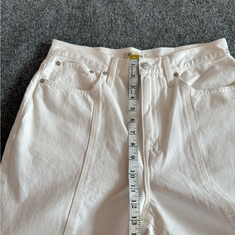 Madewell Baggy Flare Women’s Jeans Tile‎ White Size 30 - Picture 11 of 16